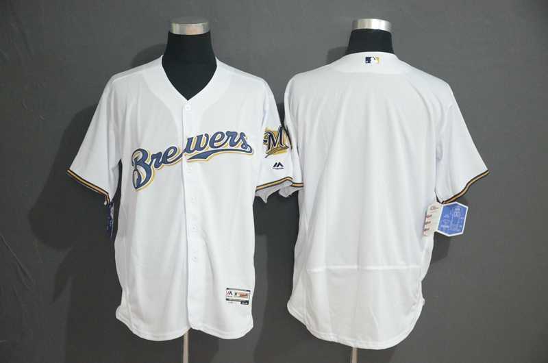 Brewers Blank White Flexbase Jersey,We sell and wholesale Brewers Blank White Flexbase Jersey on line form chian!